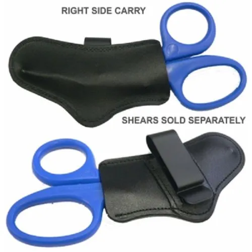 Boston Leather EMT Scissor Shear Holder Rig Heavy-Duty Black
