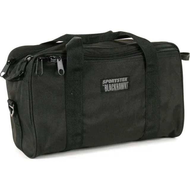 Blackhawk 74RB02BK Sportster Range Bag Black 600D Polyester 16"x9"x8"