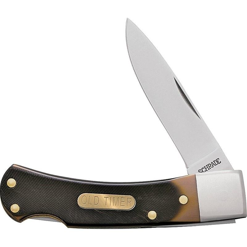 Buy Old Timer 1180008 Bear Head 1-Blade Lockback Knife 2.2" Stainless Steel online