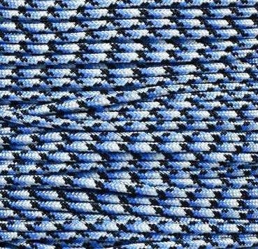 Mero 550 Paracord - 100 Lb Blue Snake Camo - E.L. Wood Braiding Co. Inc.