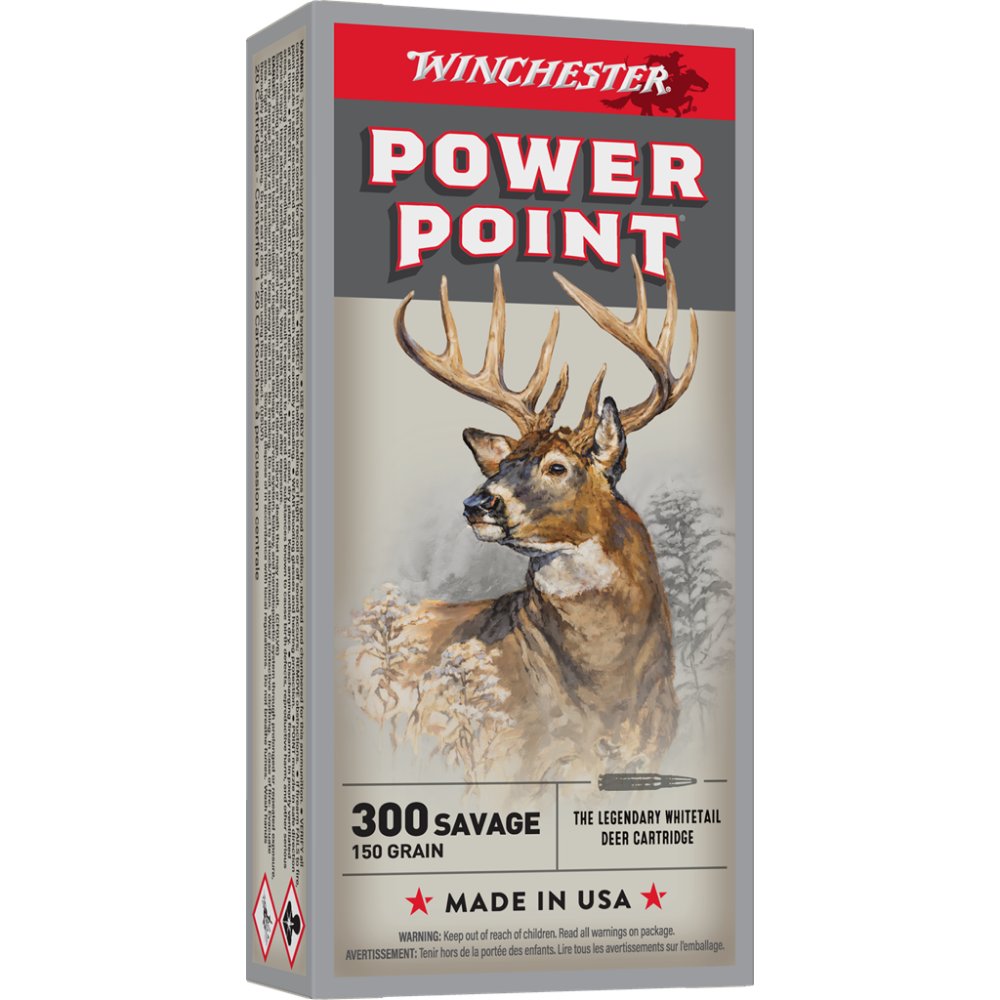 Winchester Ammo X3001 Power-Point 300 Savage 150 gr (PP) 20 Per Box/ 10 Cs - Winchester - 300 Sav