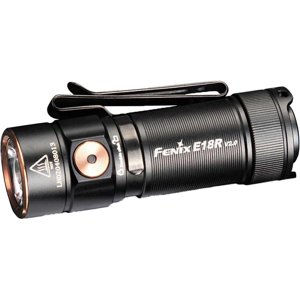 Fenix Lights FX-E18RV2 Flashlight 1200 Lumen USB-C IP68 Black - FENIX LIGHTS