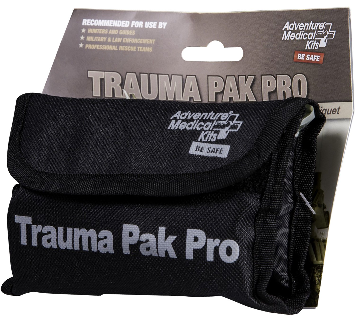 Adventure Medical 20640293 Trauma Pak Pro Stop Bleeding Kit Black - AMK