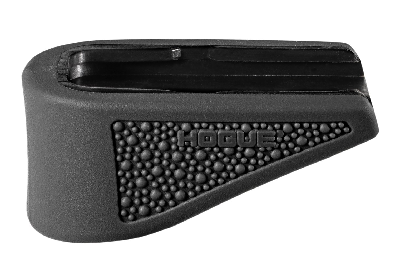 Hogue 18230 9mm Grip Ext Black Overmolded Glock 43 - Hogue - 9mm