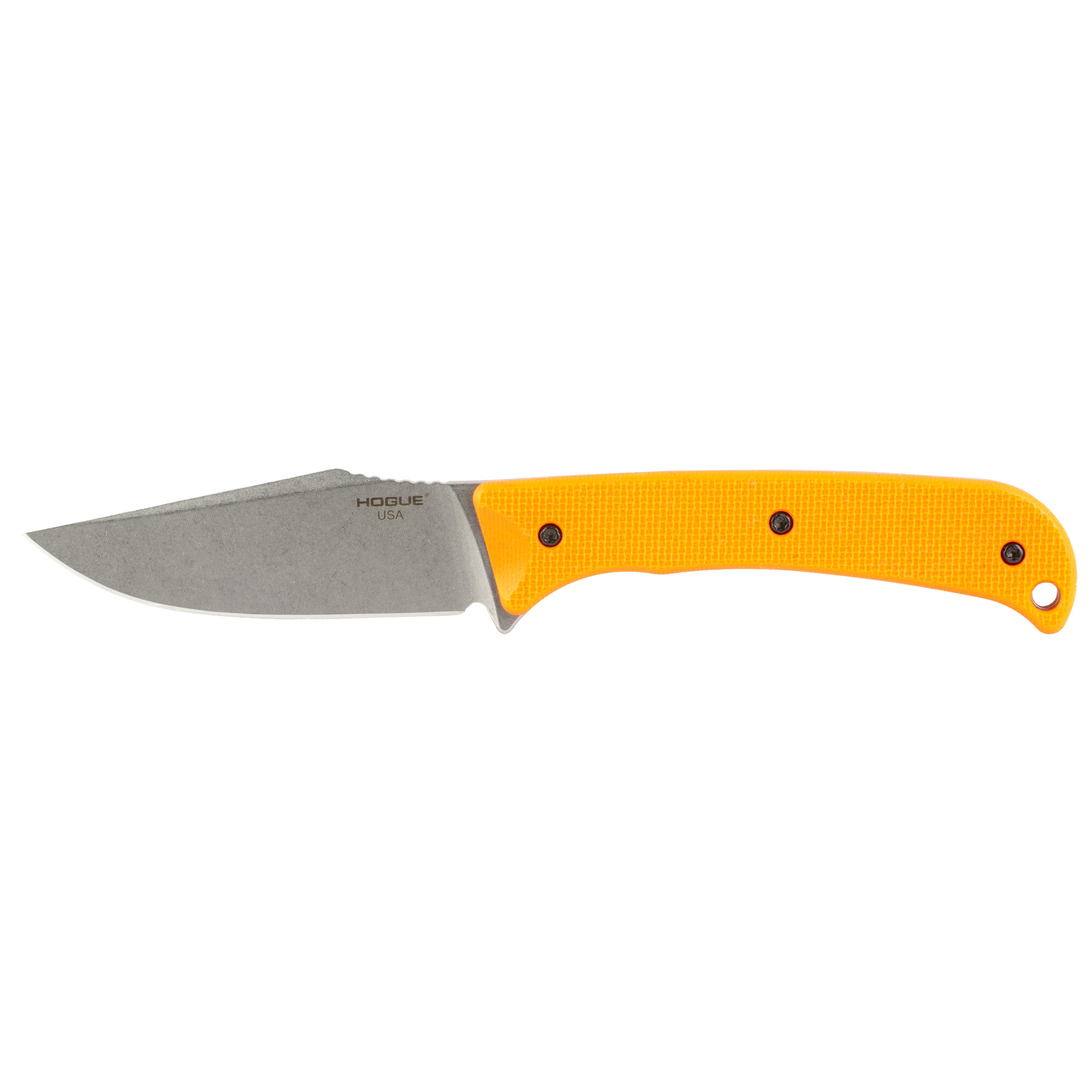 Hogue 35860 Extrak 3.30" CPM M4 Blade, Orange G10 Handle, Kydex Sheath - Hogue