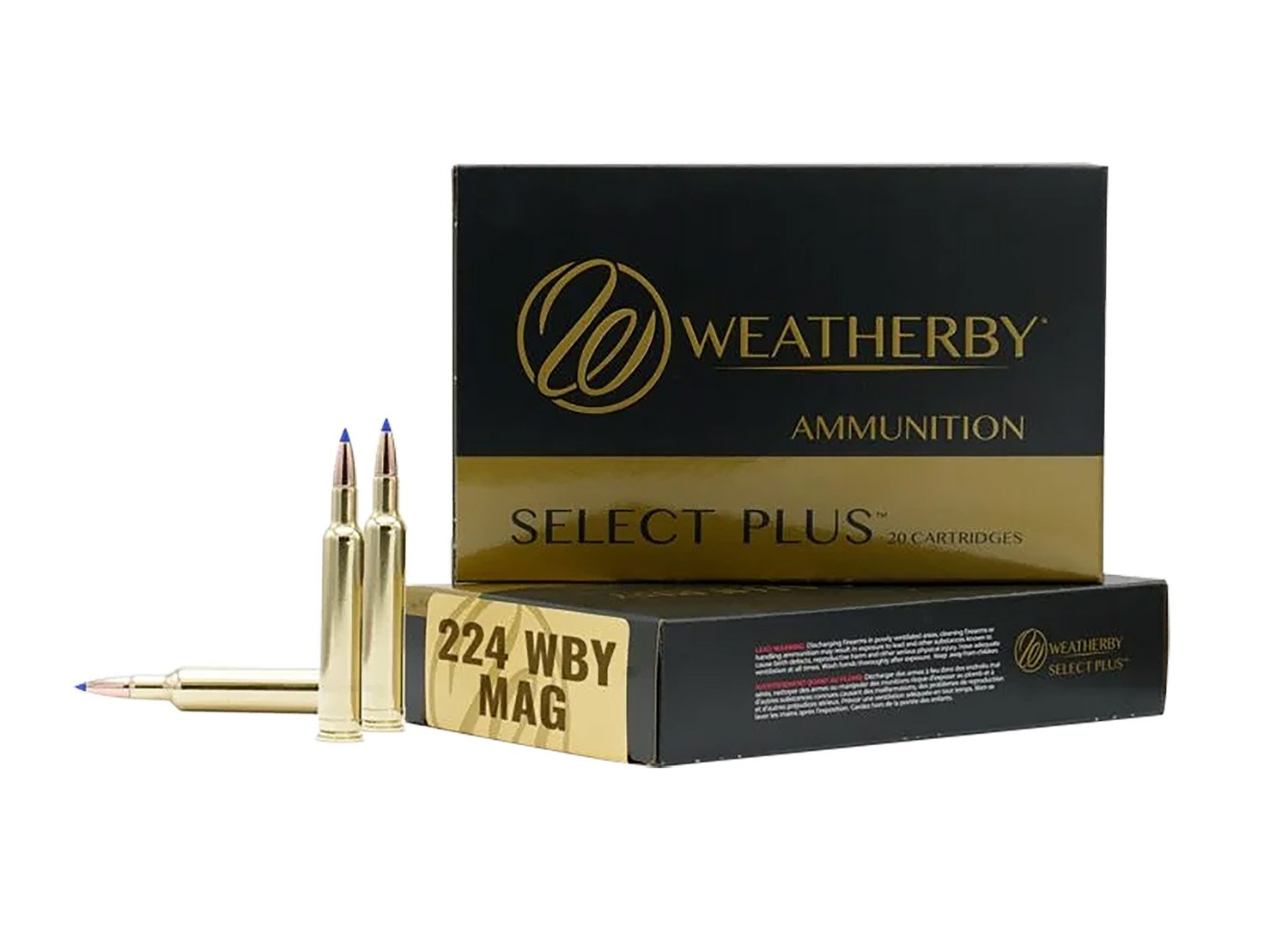 Weatherby M22437HCB 224WthbyMag 37gr Hammer Custom 20 Box - Weatherby - 224 WBY Mag