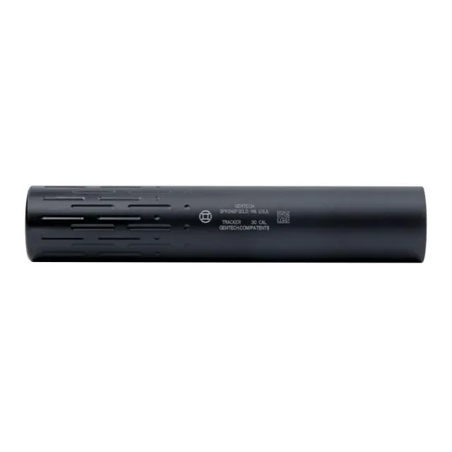 Gemtech 12116U Tracker .30 Cal Suppressor, Aluminum, Black, 11.3 oz, Used