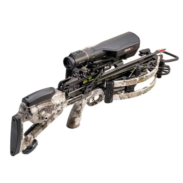 Buy TenPoint CB230086869 Flatline 460 Crossbow Package, 460 FPS, Burris Oracle Scope online