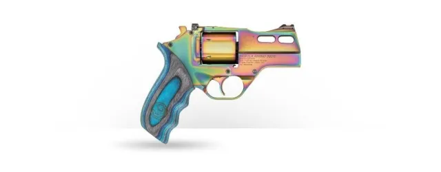 Chiappa Rhino 50SAR 357 Mag 5" Blue Laminate Grips Nebula 6-Round - Chiappa - 357 Magnum | 38 Special