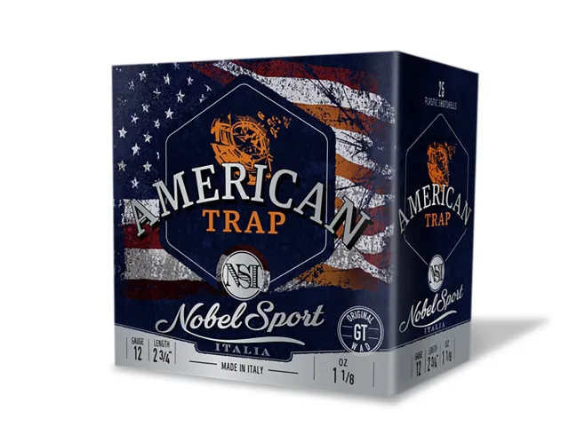 NSI ANS2788 American Trap 12Ga 2.75In 8Shot 25/Box 10/Case - NSI - 12