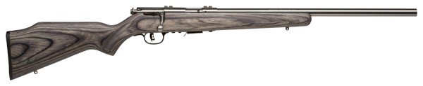 Savage Arms 96705 93R17 BVSS 17 HMR Caliber 5+1 Capacity 21" Barrel Stainless Finish Gray Laminate Stock AccuTrigger Right Hand - SAVAGE ARMS - 17 HMR