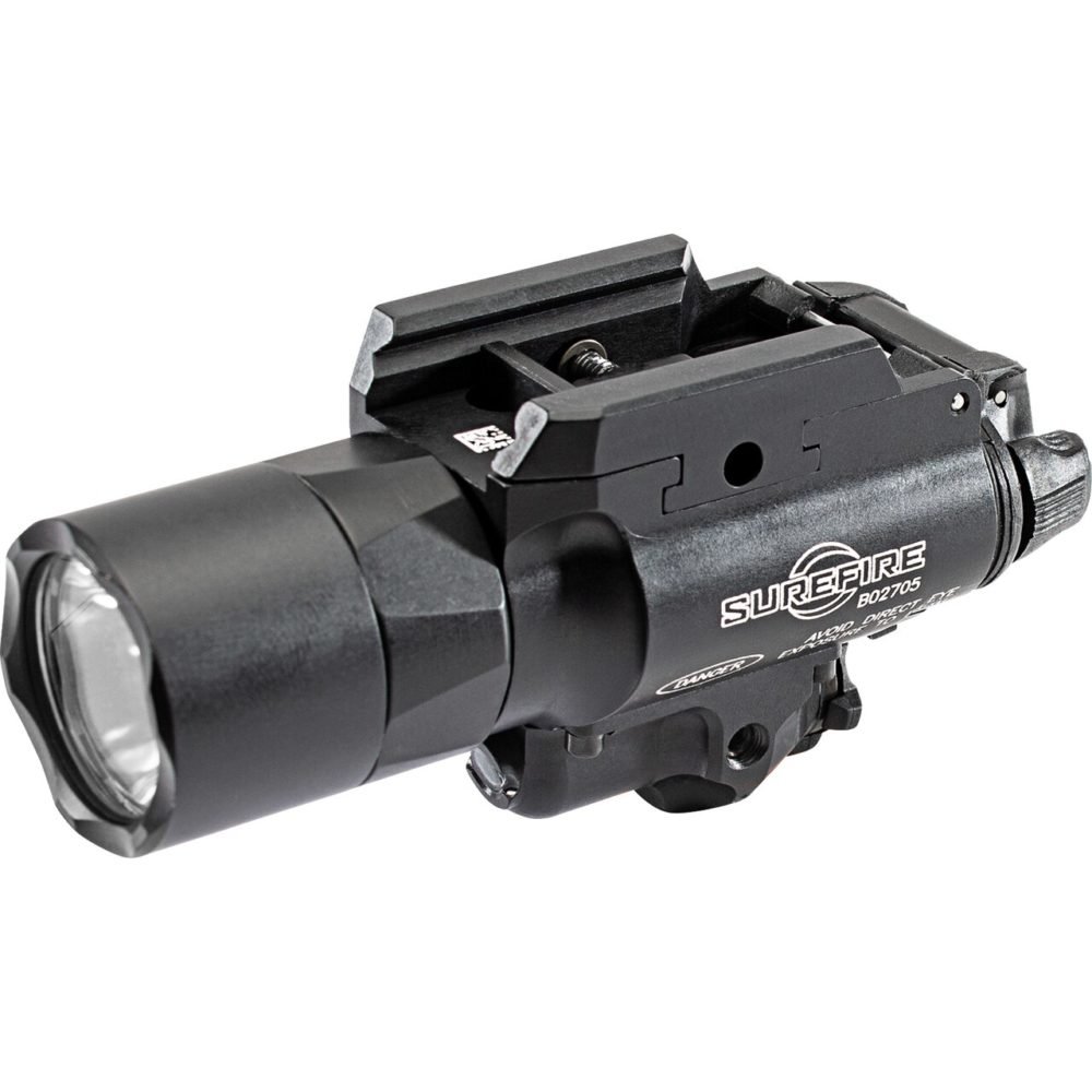 SureFire X400UAGN Ultra Black Anodized 1000 Lumens White LED/Green Laser - SureFire - 1,000 LUMENS/ 5.0 MW