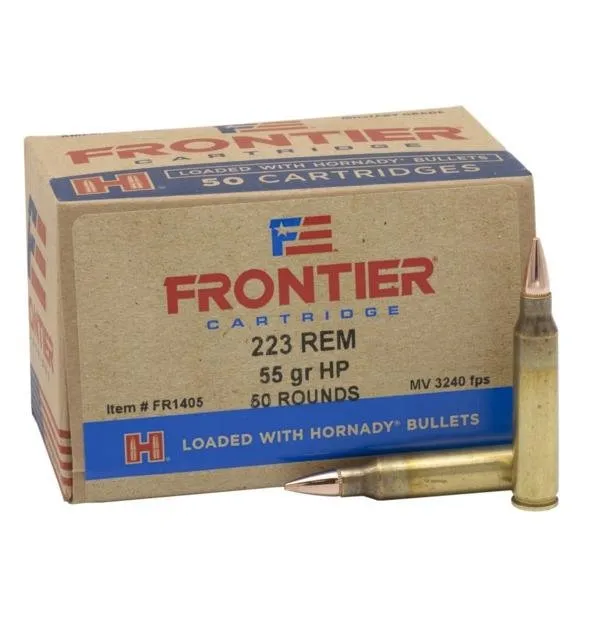 Buy Hornady Frontier Rifle Ammo 223 Rem. 55 gr. Hollow Point Match 50 rd. online