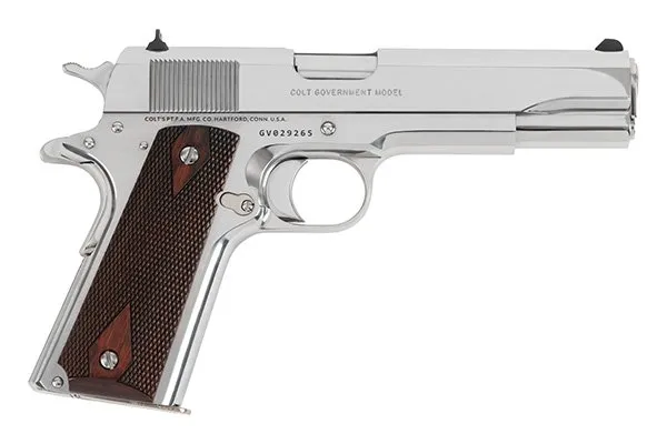Colt O1911CBS Gov't 45 ACP 5" National Match Barrel Stainless - Colt - 45 ACP