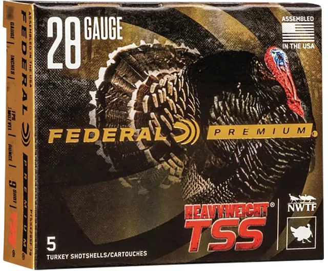 Federal PTSSX285F9 Premium TSS 28Ga 3" 1 5/8oz 9 Shot 5/Box