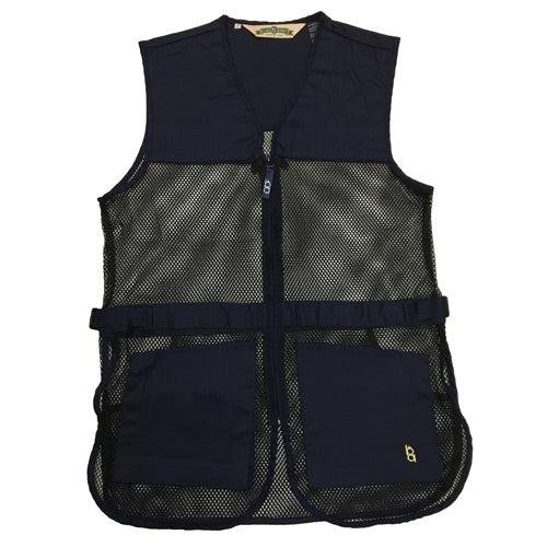 Bob Allen 21451 Full Mesh Dual Pad Shooting Vest Navy Blue 2XL - Outdoor Edge