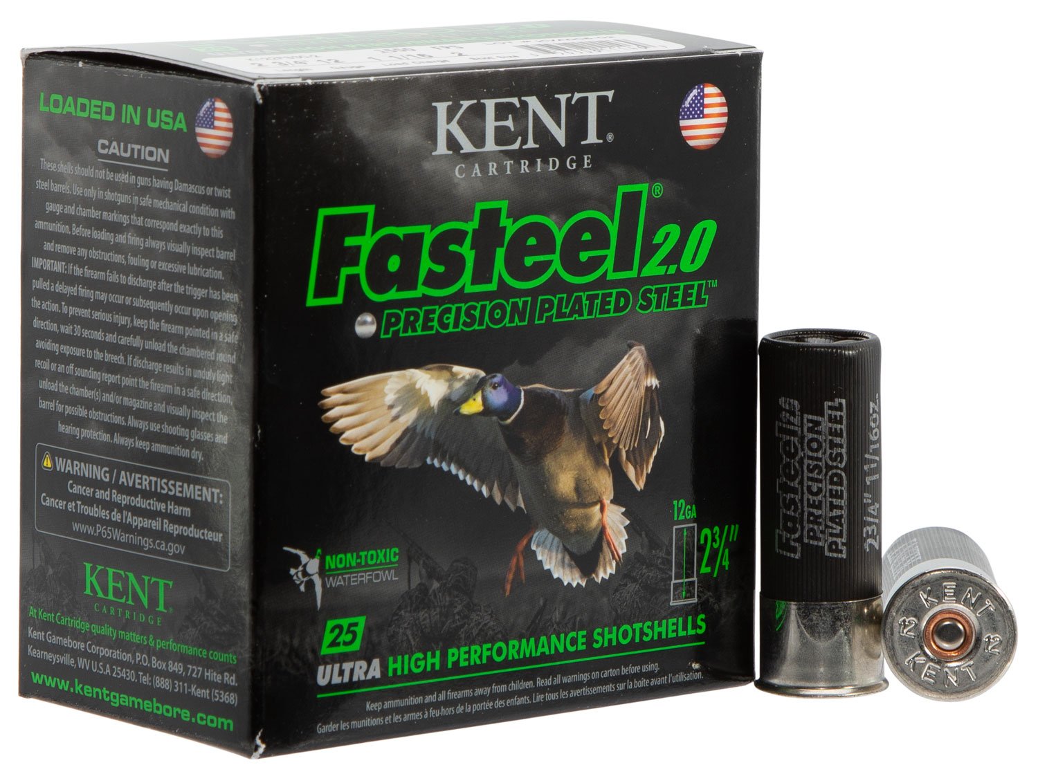 Buy Kent Cartridge Fasteel 2.0 12 Gauge 2.75 in 1 1/16 oz Shot Size 2 online