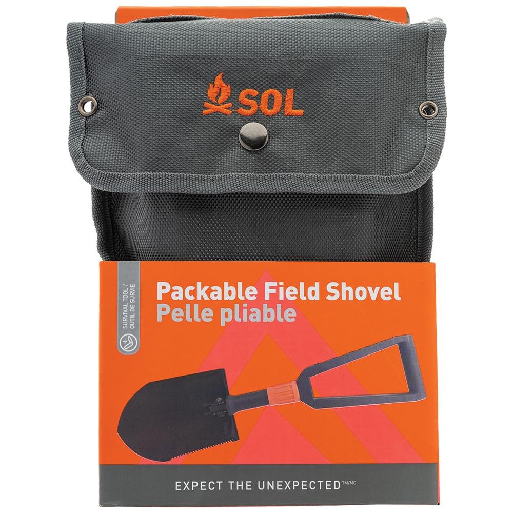 Adventure Ready Brands SOL Packable Field Shovel with Saw and Pick, 2lb - Tender Corp dba Adventure Ready Brands