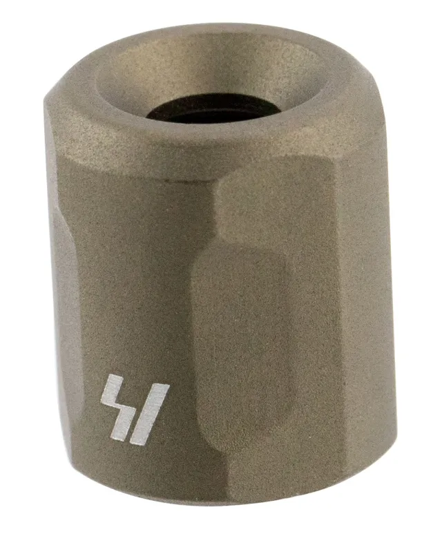 Buy Strike Industries FDE Aluminum Barrel Cover 1/2"-28 TPI 223 Rem 5.56 NATO online