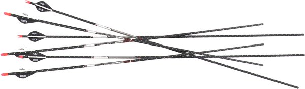 Easton 617842 5mm Full Metal Jacket Arrows 400 Blazer Vanes 6-Pack - Easton