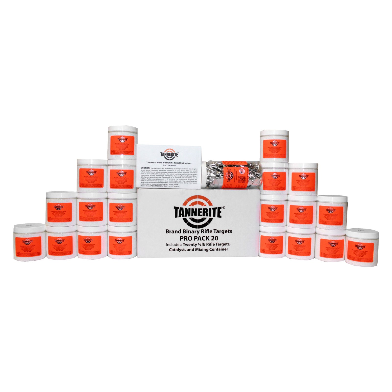 Tannerite Original Target Kit Pro Pack 20 0.50 LB Targets PP20 - Tannerite - 0.50 LB