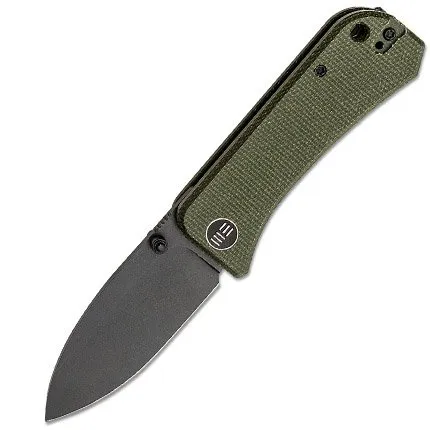 War Eagle 2004J Green Micarta Black S35VN 2.9In Liner Lock - War Eagle