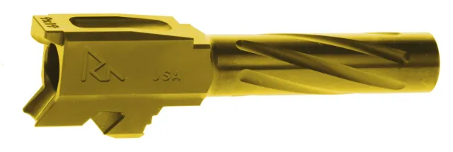 Rival Arms RA-RA20G301E 9mm 3.41" Gold PVD Barrel for Glock 43/43X - Rival Arms - 3.41"