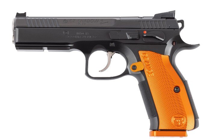 CZ-USA 91248 9mm 4.89In 17rd Black/Orange Fiber Optic Sights - CZ-USA - 9mm