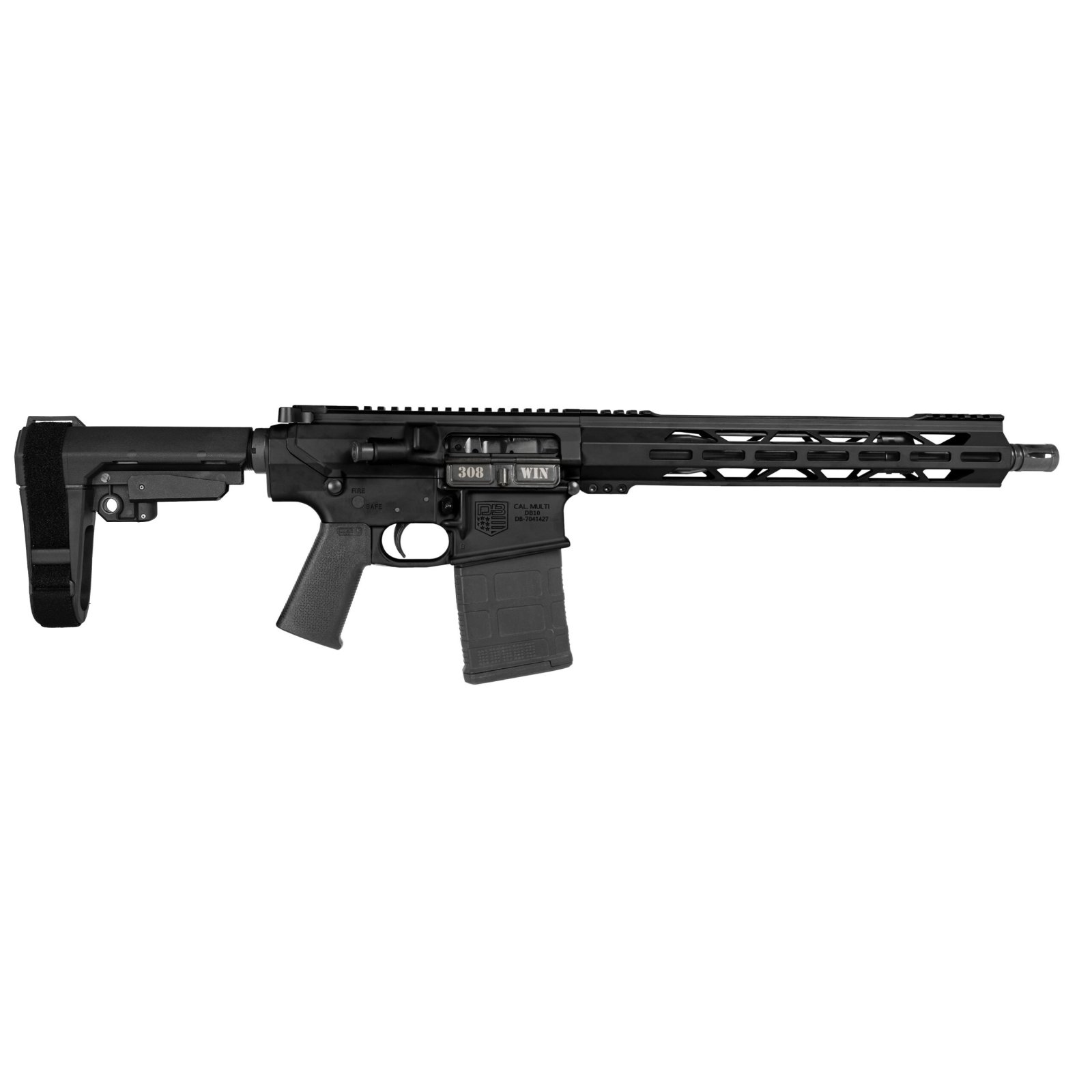 Diamondback Firearms DB15 308 WIN 13.5 In 20rd Black Hardcoat Anodized - Diamondback Firearms - 308 WINManufacturer