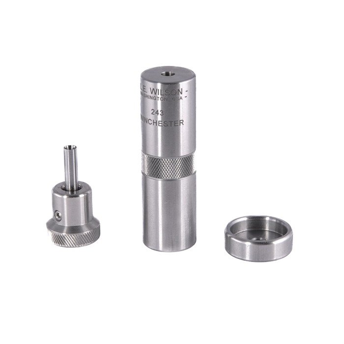 L.E. Wilson Stainless Steel Chamber Type Bullet Seater Die .243 Win - L.E. Wilson - 243 Winchester