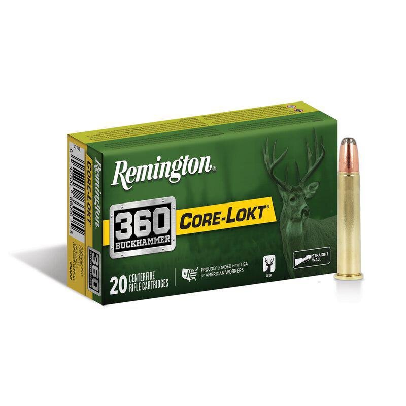 Remington R27742 360 Buckhammer 180 Grain Soft Point 20 Rounds - Remington Arms Company, LLC - 360 Buckhammer