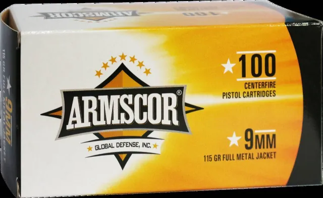 Armscor 9mm 115gr Fmj Value Pack