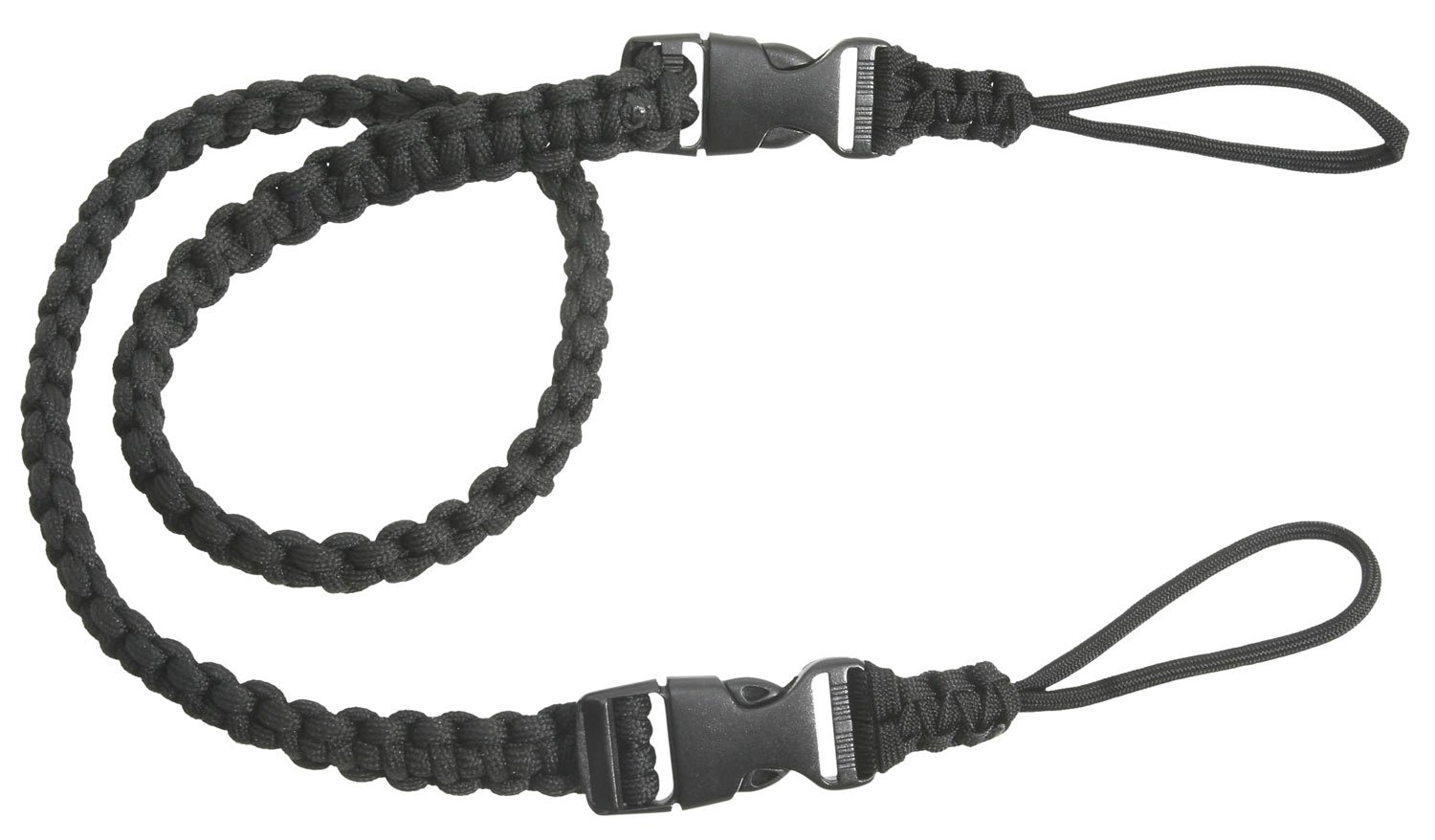 Outdoor Connection Bino-Strap PCBS80575 Black Paracord - OUT