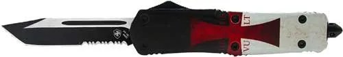 Buy Templar Knife LTK531 Large OTF 3.5" Black Tanto Serrated Blade online