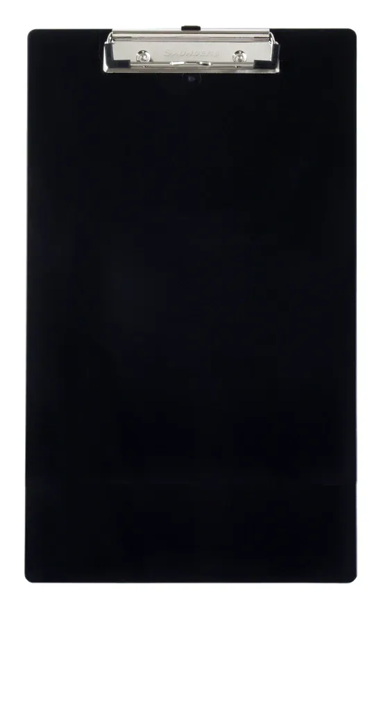 Recycled Plastic Clipboard - Legal - Black - Saunders