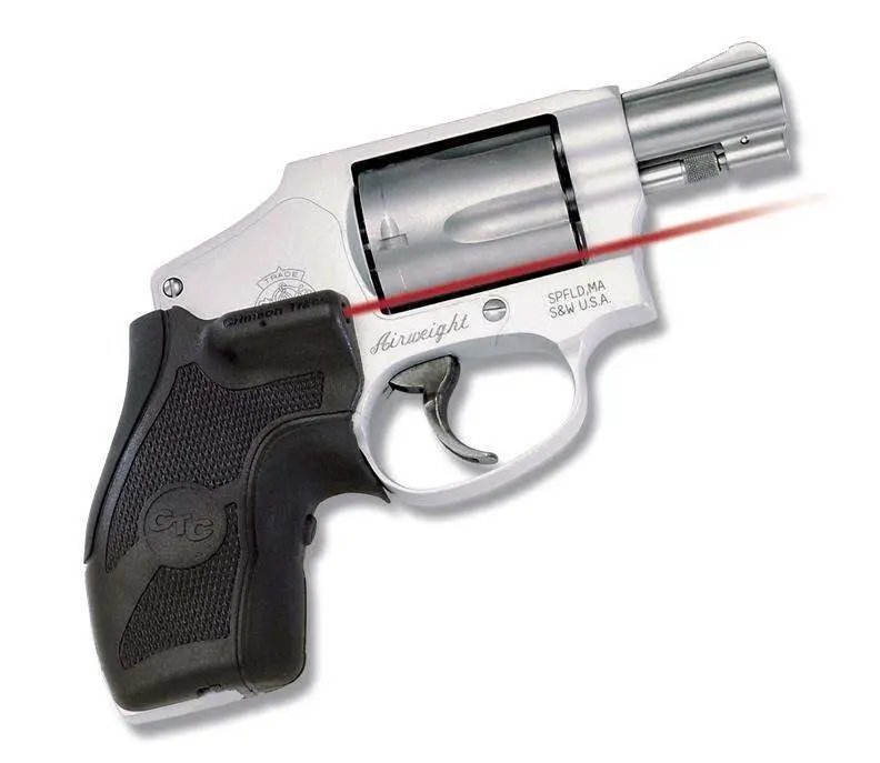 Crimson Trace 011680 LG-405 Lasergrips Red Laser for S&W J-Frame Revolver - Crimson Trace - 0.50" AT 50 FT