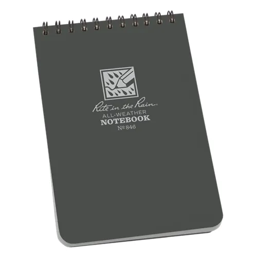 Rite in the Rain Top Spiral Notebook 4x6 All-Weather Field