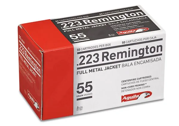 Aguila 1E223110 Target & Range Rifle 223 Rem 55 gr FMJ 50 Per Box/ 20 Cs - AGUILA AMMUNITION - 223 Remington for sale at Bang-Bang Tactical