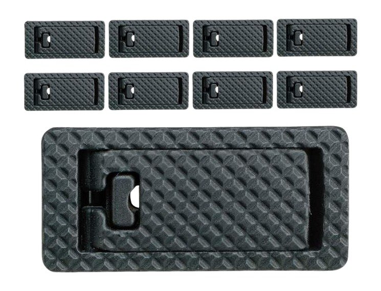 Buy FAB FX-MALC1B Locking Rail Cover Slim 9-Pack Low-Profile Polymer online