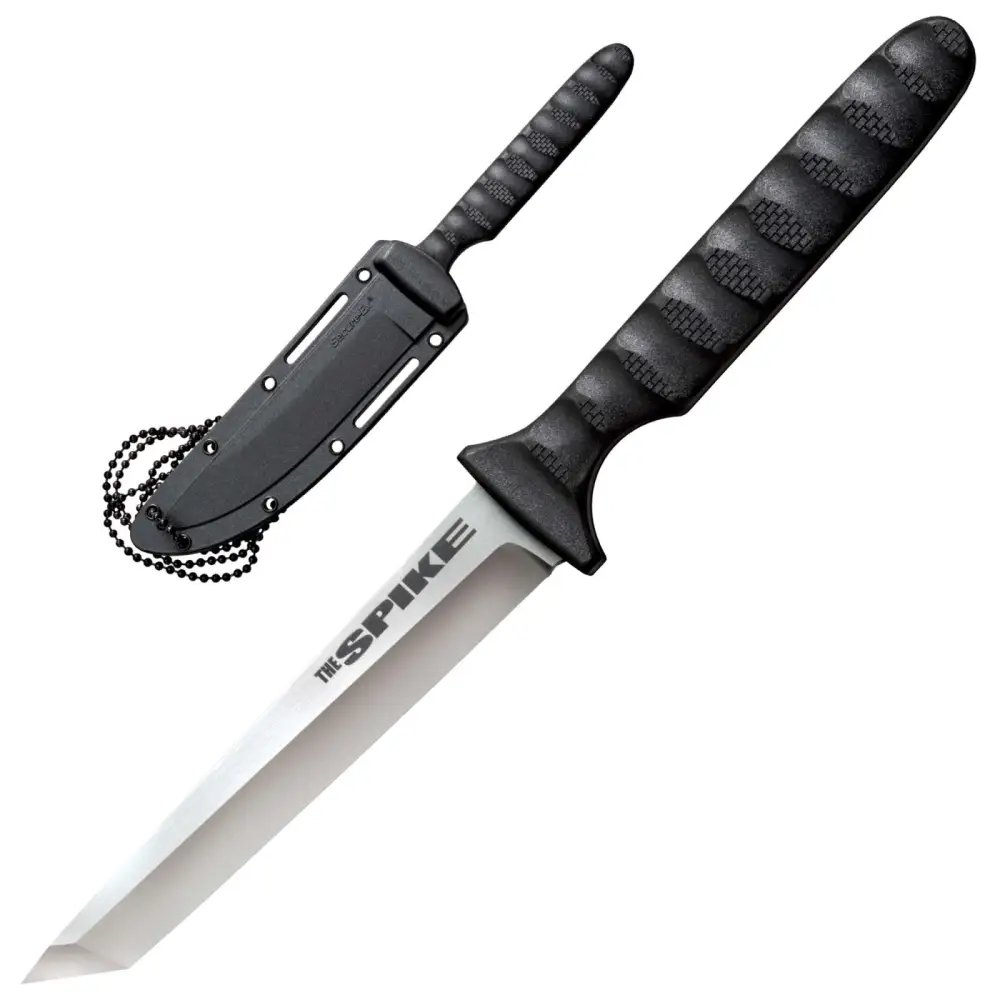 Cold Steel CS-53NCT Spike 4 In Tanto Fixed Blade Knife Griv-Ex - Cold Steel