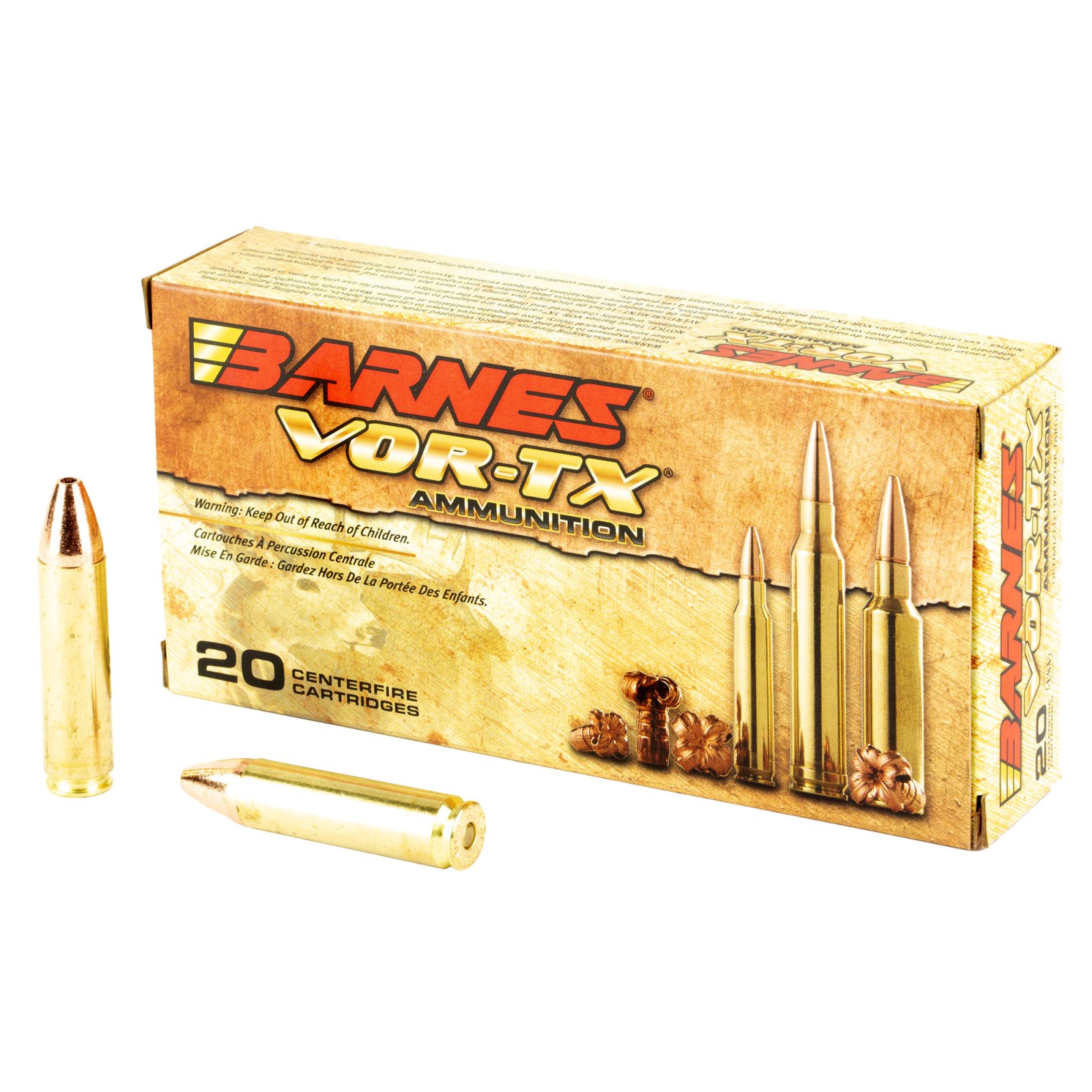 Buy Barnes Bullets VOR-TX 32085 450 Bushmaster 250 Grain 20 Rounds online