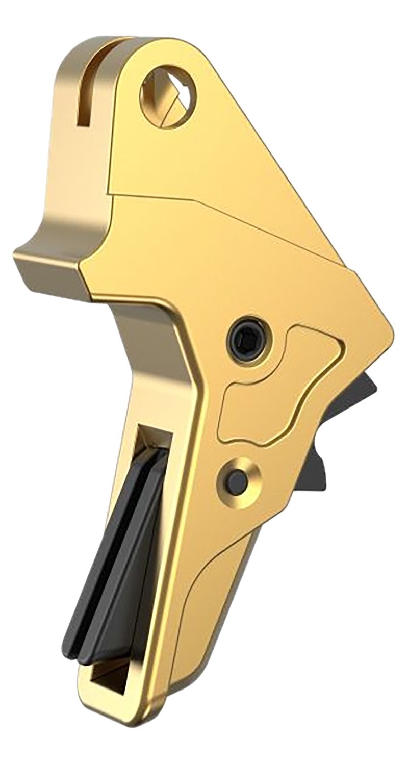 Buy Tyrant CNC TDMPTRIGFSCGOLD/BLK Gold Aluminum Trigger for S&W M&P 1.0/2.0 online