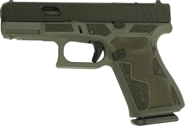 Glock V-Series Model 19 Kavorka Optic Ready & Ported Handgun 9mm Luger 15rd Magazines (3) 4 Ported Barrel Grey Cerakote USA Made