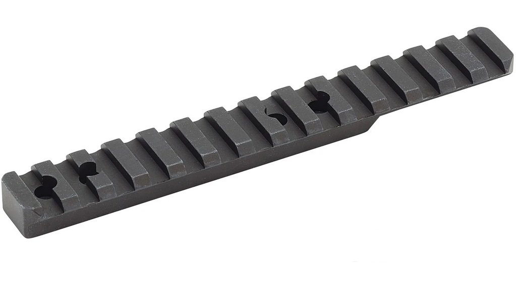 Aluminum Henry H014 Long Ranger 1-Piece Picatinny Rail, Black, Hardened 68 Rockwell, USA Made - Henry Repeating Arms