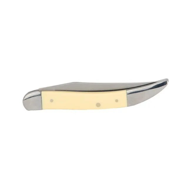 ABKT Roper Pecos Large Toothpick Knife 3-1/4 Clip Point Blade Yellow - Rock Ridge Outdoors