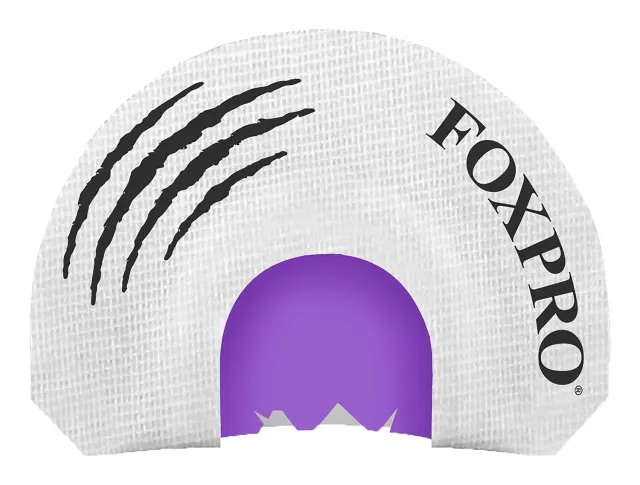 Foxpro Cottontail Diaphragm Call Double Reed Cottontail Distress White - FoxPro