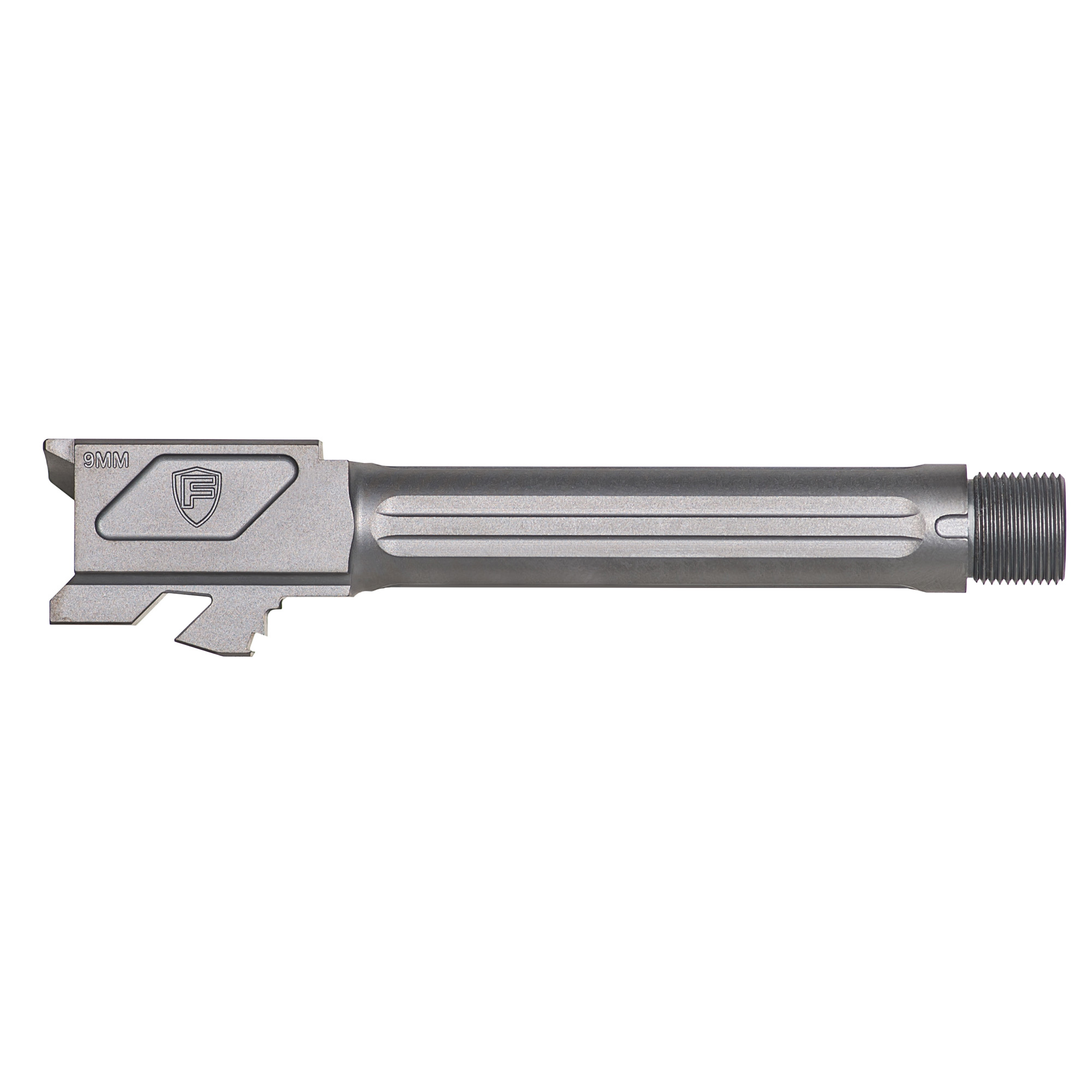 Fortis FM-G19-TB-GREY 9MM 4.5" Threaded Barrel for Glock 19, Gray Finish - Fortis Manufacturing - 9mm
