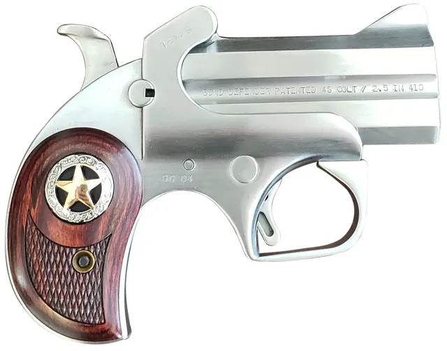 Buy Bond Arms BARD Rustic Defender .45 Colt/.410 Derringer 3" Rosewood Grip online