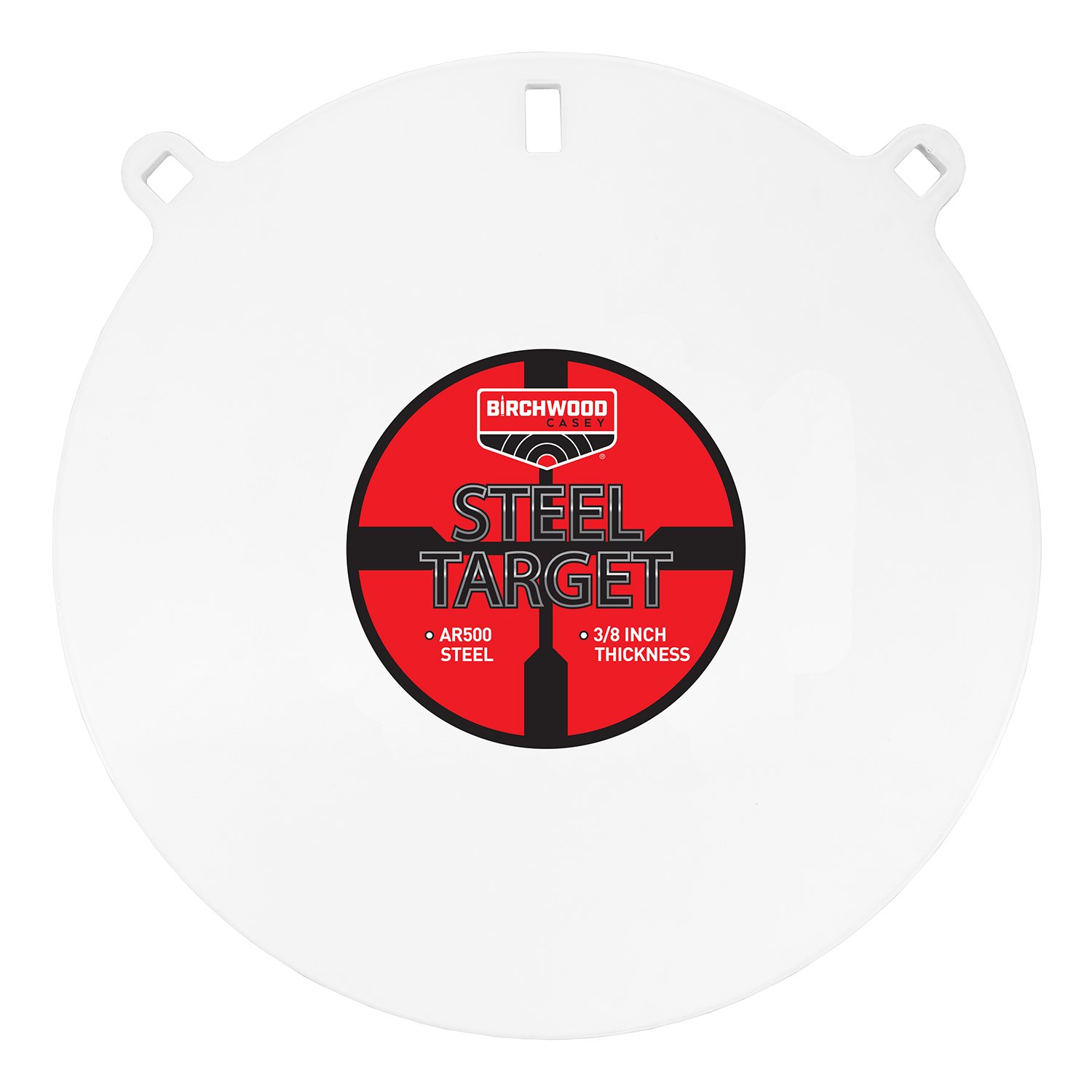 Birchwood Casey BC-RND15-38 15In 3/8In AR500 Steel Gong - Birchwood Casey - 3/8"