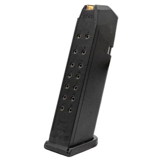 Glock 17/34 Factory Handgun Magazine 9mm Luger 17rd Black Bulk